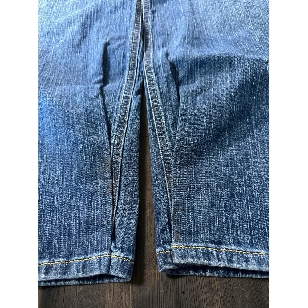 Cinch White Label Jeans Mens 36x34 Blue Relaxed Straight Western Cowboy MB92834